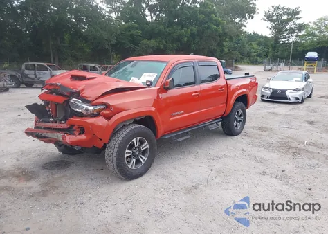 2018 Toyota Tacoma Trd Sport из США, поврежденный, VIN 3TMCZ5AN0JM182467